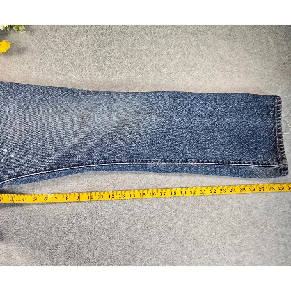 Levis 517 Bootcut Jeans Mens 31x30 Blue Distressed Vintage 90s Denim Pants